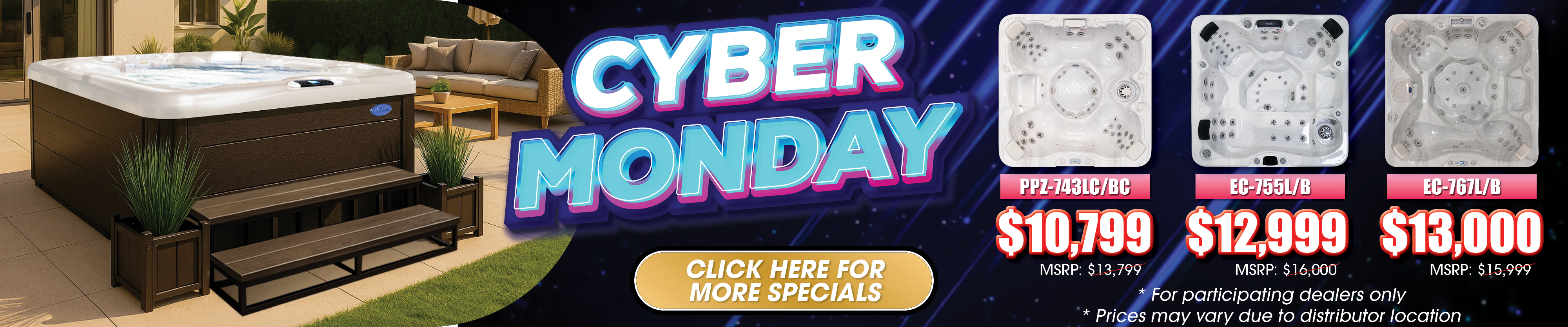 Calspas hot tub being used in a family setting - Redondo Beach